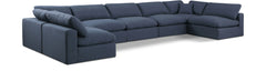 Comfy - 7 Piece Linen Modular Armless Sectional