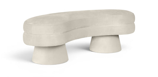 Zenna - Velvet Bench