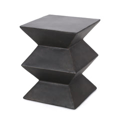 Outdoor Lightweight, Concrete Side Table - Copper