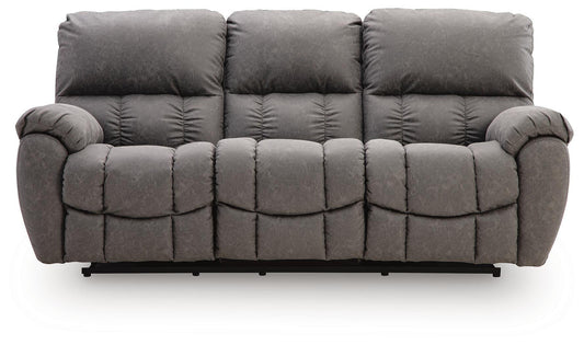 Bakerstein - Power Recline Sofa With Adjustable Headrest - Galaxy