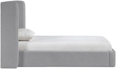 Kendall - Linen Textured Fabric Upholstered Bed