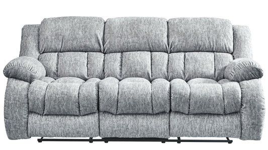 U250 - 3 Piece Living Room Set (Reclining Sofa / Console Reclining Loveseat & Glider Recliner) - Gray