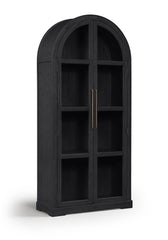 Corva - Solid Wood, Oak Veneer And Stainless Steel Storage Cabinet