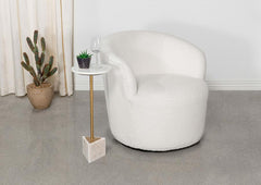 Joyce - Upholstered Barrel Back Swivel Chair