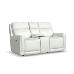 Alister - Power Gliding Loveseat With Console, Power Headrests & Lumbar