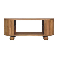 Soba - Ball Open Coffee Table - Oak