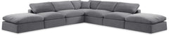 Comfy - 7 Piece Velvet Modular Corner Sectional