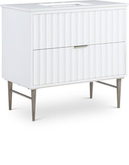 Modernist - Bathroom Vanity With Chrome Legs