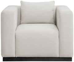 Alfie - Linen Textured Fabic Chair