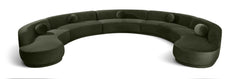Avra - 192" Velvet Performance Fabric Upholstered Sectional