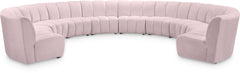 Infinity - 10 Piece Velvet Modular Sectional