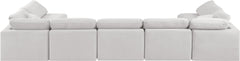 Indulge - Velvet 7 Piece Modular U-Shaped Sectional