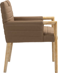 Aimee - Dining Arm Chair - Light Brown Legs