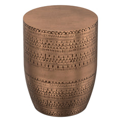 Johnsen - Handcrafted Large Metal Accent Table