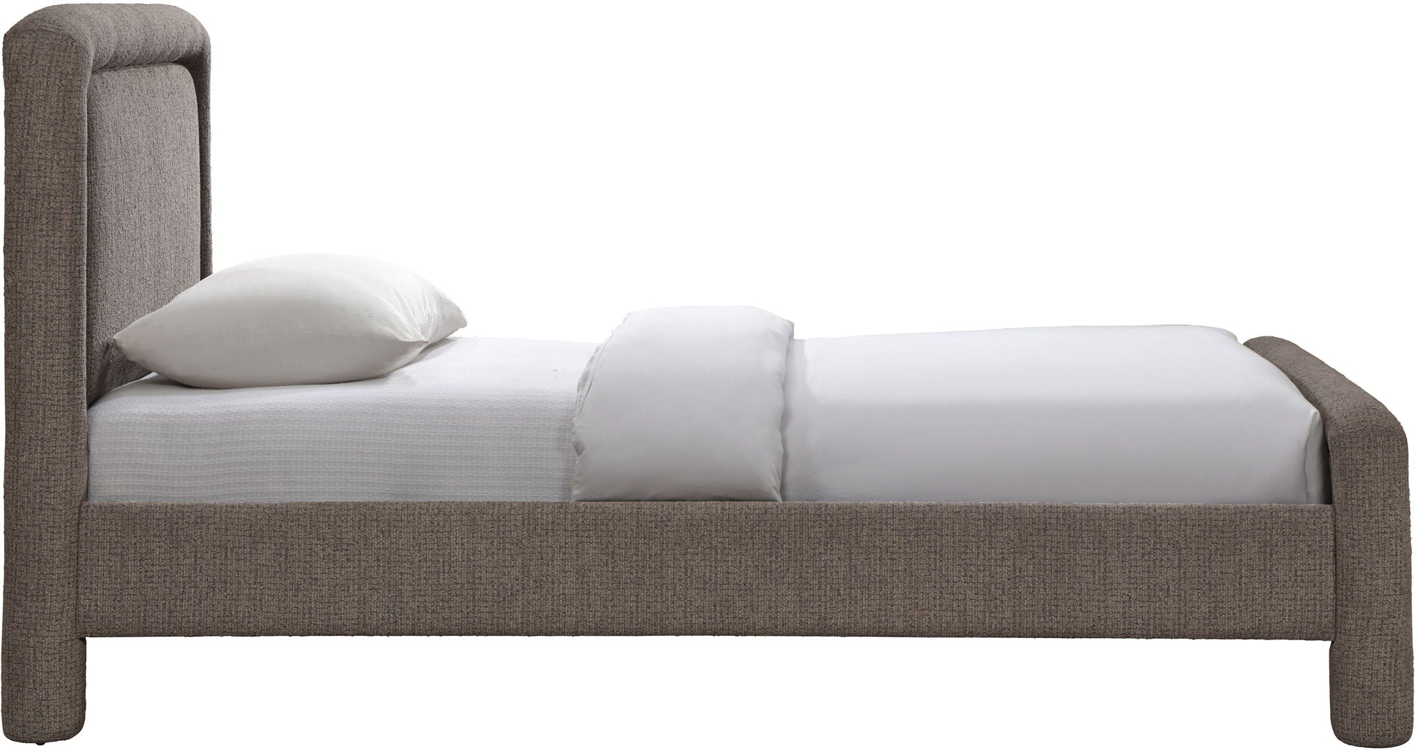 Baylor - Fabric With Interwoven Chenille Upholstered Bed