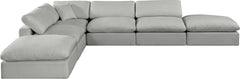 Comfy - 6 Piece Linen Modular Sectional