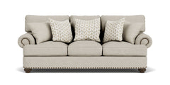 Patterson - Fabric Sofa, Nailhead Trim