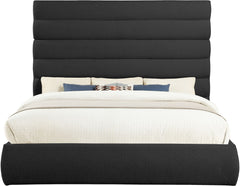 Adam - Boucle Fabric Bed With 70.5" Headboard
