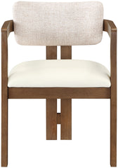 Ravina - Upholstered Dining Chair With Stained Brown Base (Set of 2)