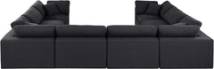 Comfy - 8 Piece Linen Modular Sectional