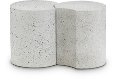 Dimple - 2 Piece Modular End Table - Terazzo Finish