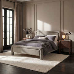 Baylor - Fabric With Interwoven Chenille Upholstered Bed