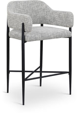 Dame - Fabric Upholstered Counter Stool (Set of 2)