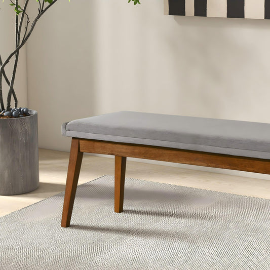 Warren - Bench - Brown / Light Gray