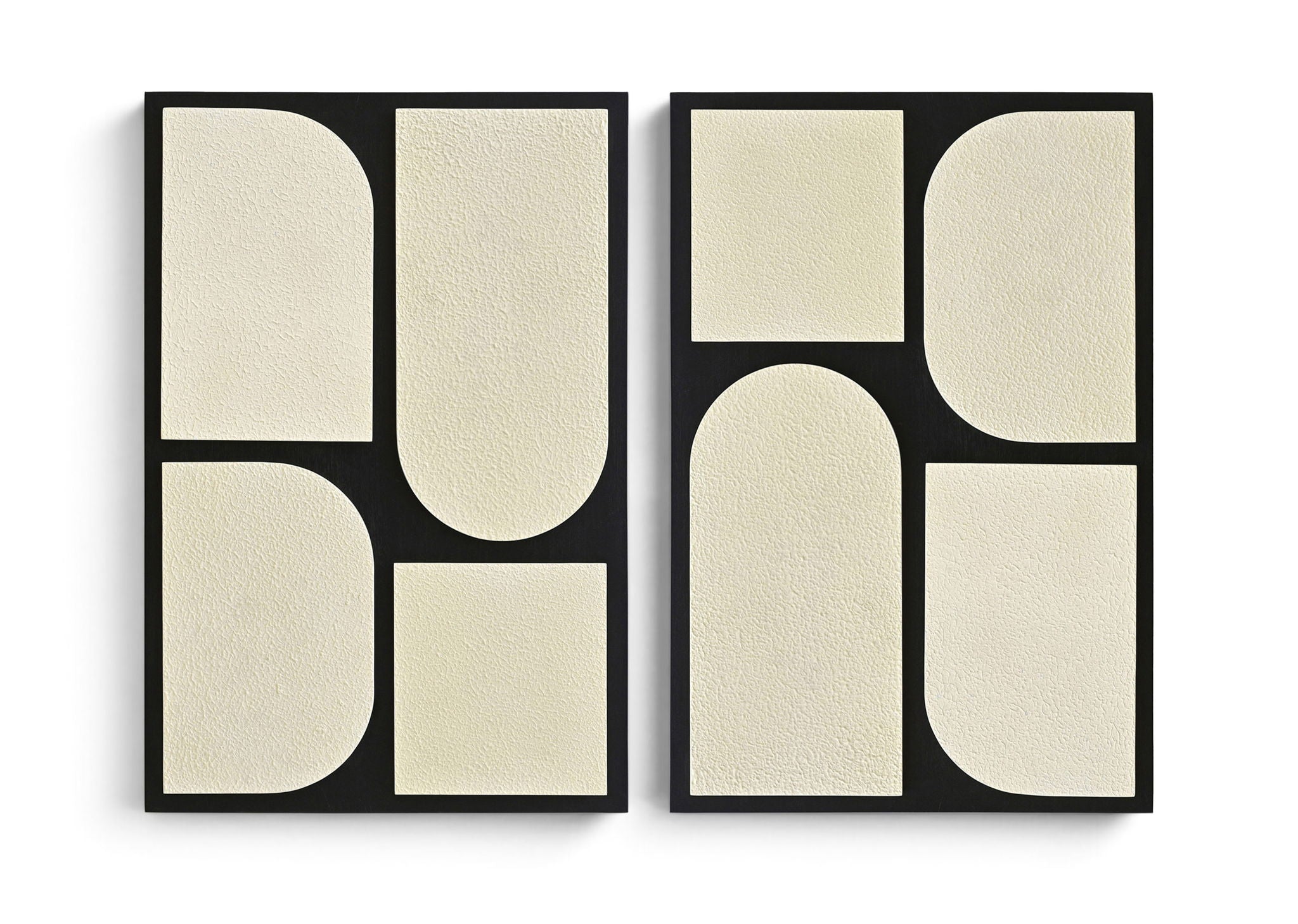 Icon - Mango Wood 2 Piece Wall Art