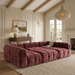 Orin - Velvet 6 Piece Modular Sectional