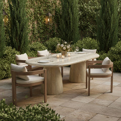 Newport - Water Resistant Fabric Upholstered Outdoor Patio Dining Chair