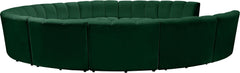 Infinity - 11 Piece Velvet Modular Sectional
