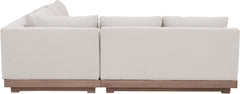 Solace - Olefin Performance Fabric 3 Piece Outdoor Patio Modular Sectional (Sofa, Loveseat & Corner Chair)