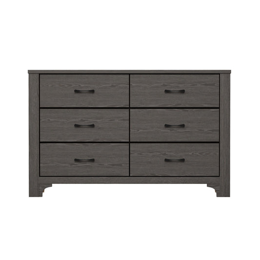 6 Drawer Dresser - Brown