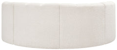 Arc - Boucle Fabric 4 Piece U-Shaped Modular Sofa