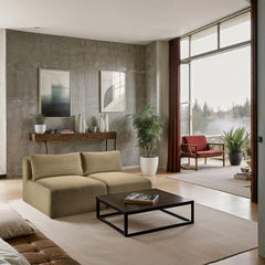 Shaggy - 2 Seat Modular Armless Sofa