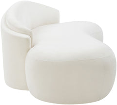 Caspian - Chenille Fabric Upholstered Loveseat