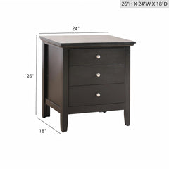 Hammond - 3 Drawer Nightstand