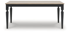 Brenkerton - Grayish Brown / Black - Rectangular Dining Room Table