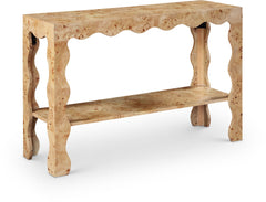 Vassa - Burl Veneer Console Table