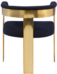 Romeo - Boucle Dining Chair With Gold Base (Set of 2)