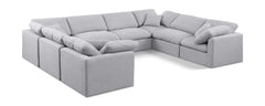 Indulge - Linen 8 Piece Modular Sectional