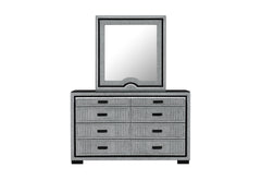 Isabella - Dresser With LED - Gray