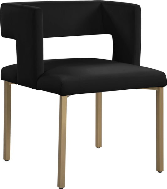 Caleb - Dining Chair with Gold Legs (Set of 2)