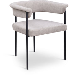 Malin - Linen Dining Chair (Set of 2) - Taupe