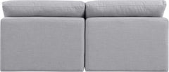 Indulge - Linen 2 Seat Modular Armless Sofa