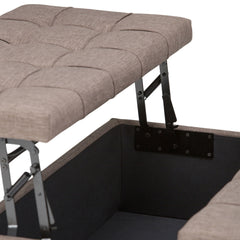 Harrison - Upholstered Coffee Table Storage Ottoman