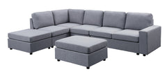 Marley - 7 Seat Reversible Modular Sectional Sofa With Ottoman