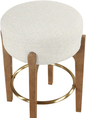 Torino - Backless Counter Stool With Brushed Brown Base (Set of 2)