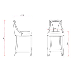 Emperor - Barstool - Bronze